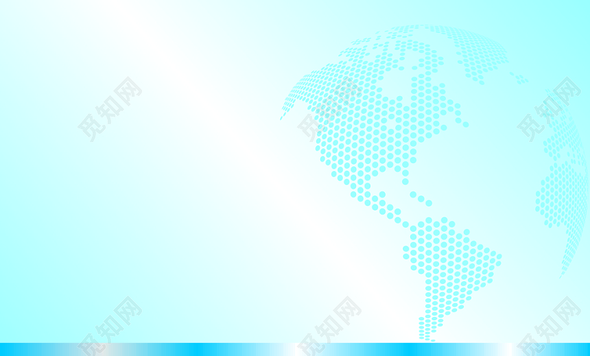 淡蓝色科技名片背景素材