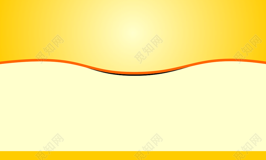 黄色简洁名片背景素材