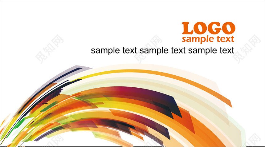 名片设计模板简约英文人物介绍名片