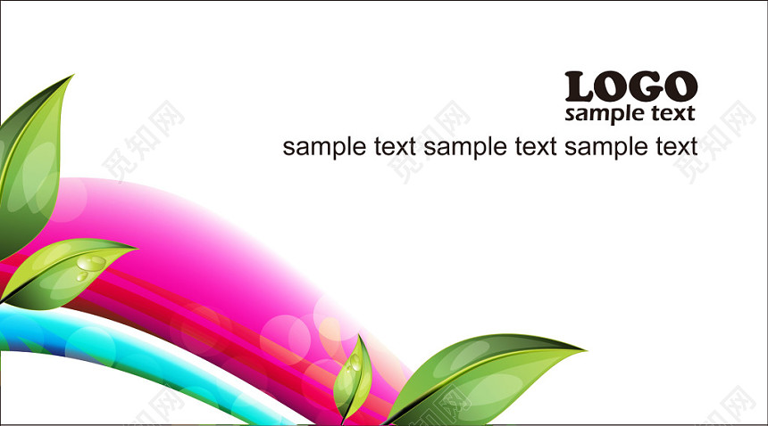 名片设计模板简约时尚英文人物介绍名片