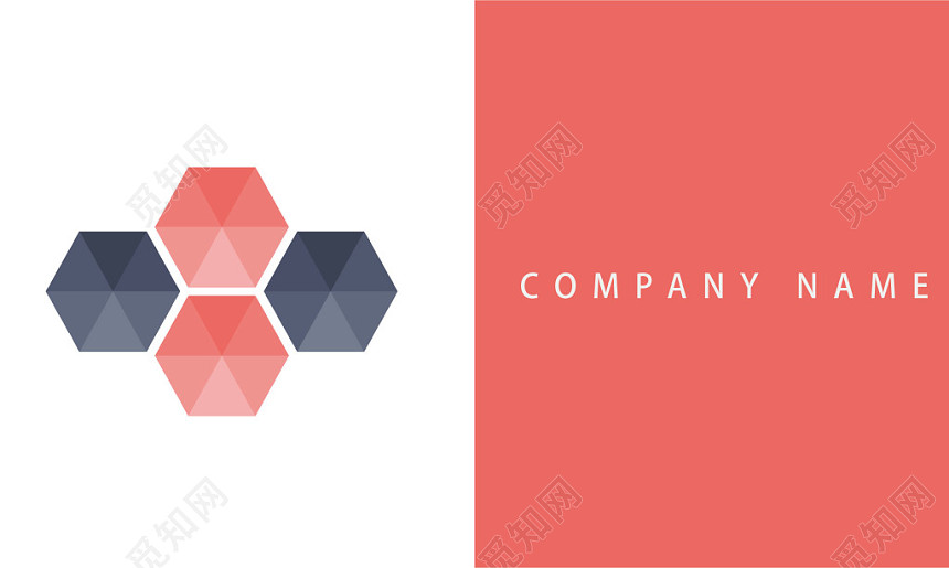 名片设计模板简约时尚英文人物介绍名片