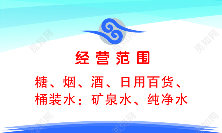 食品便利店名片模板