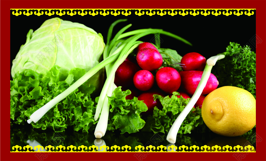 蔬菜名片蔬菜批发部名片