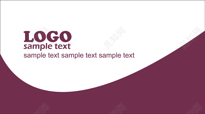 名片设计模板简约时尚英文人物介绍名片