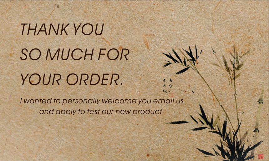 牛皮纸质感名片模板