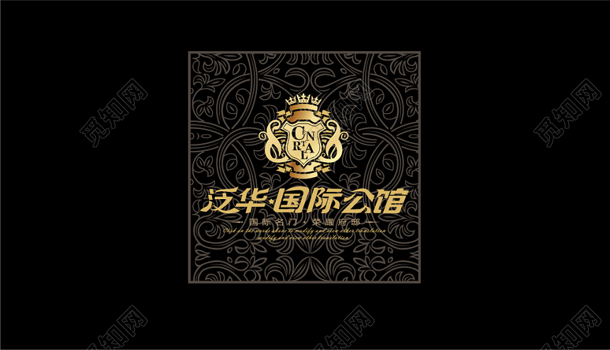 高端大气黑色高档商务个人地产名片