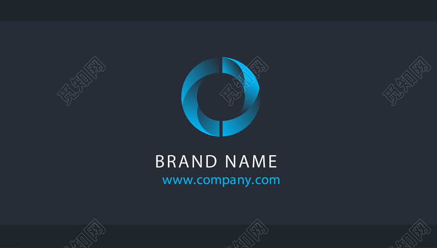 高端名片简约时尚英文人物介绍名片设计模板