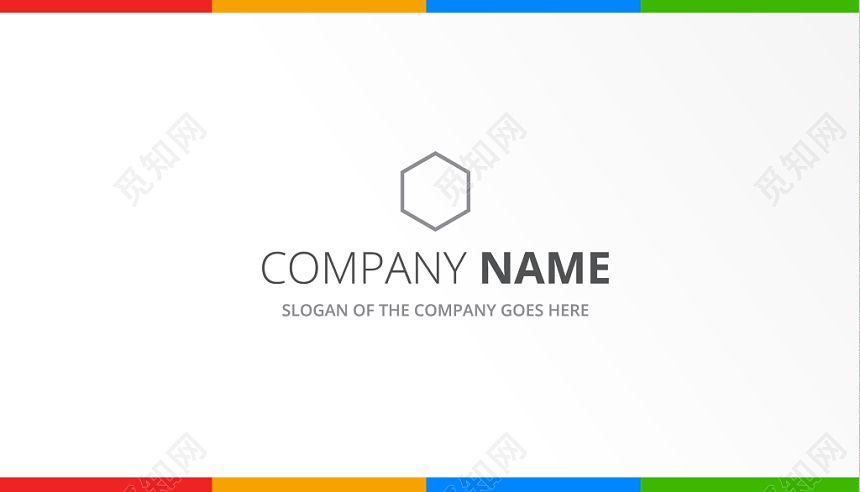 高端名片简约多彩人物介绍名片设计模板