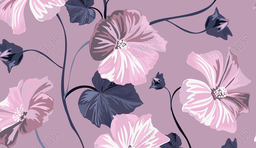 高端名片简约花朵人物介绍名片设计模板