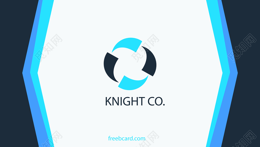 高端名片简约科技人物介绍名片设计模板