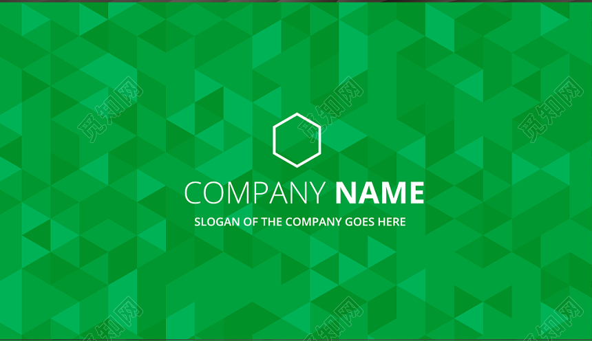 高端名片简约绿色人物介绍名片设计模板