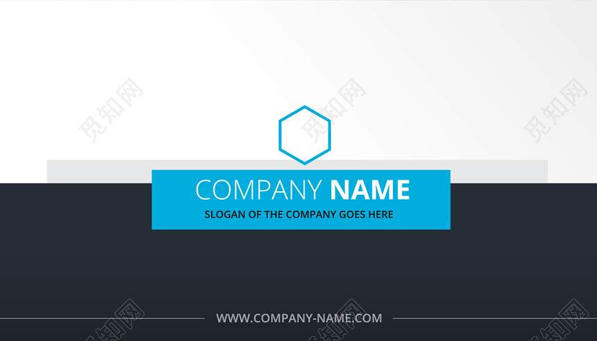 简约大气蓝色商务个人高端名片