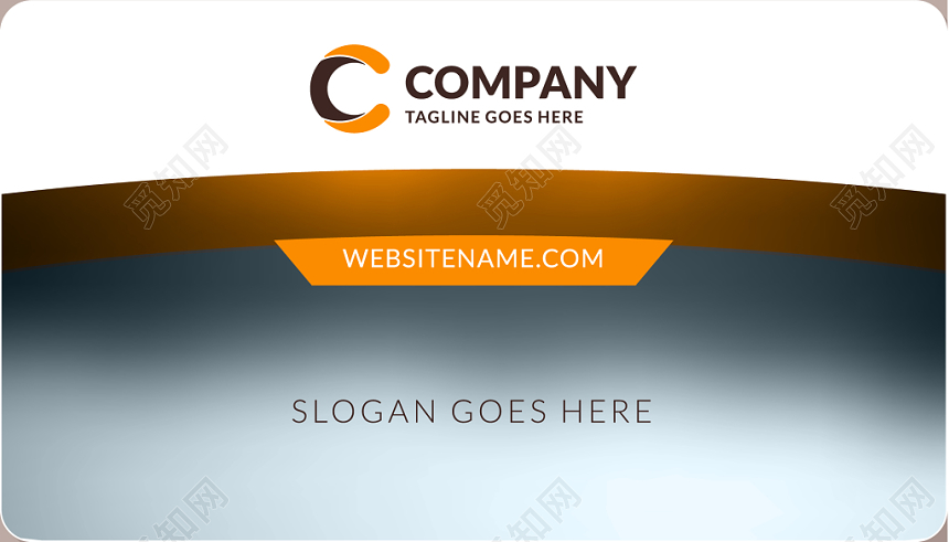 简约黑白商务个人国外名片