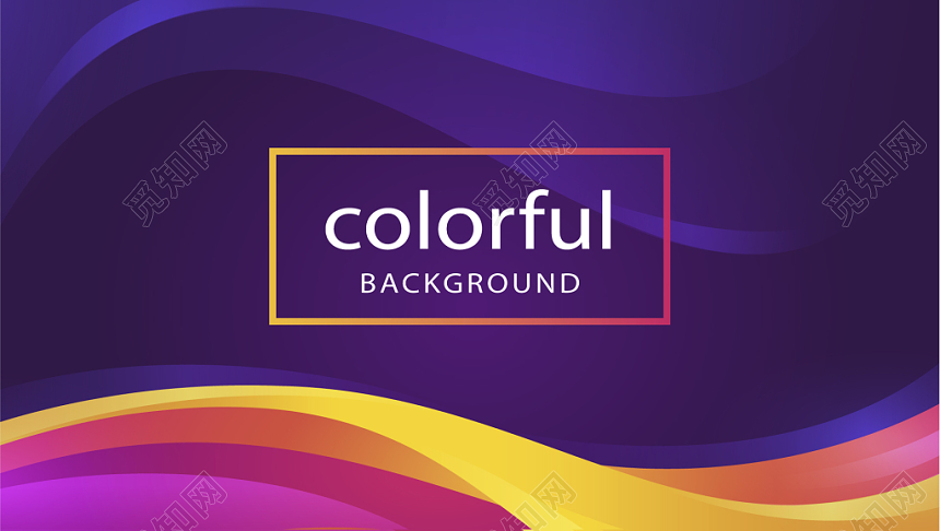 艺术炫彩商务个人国外名片