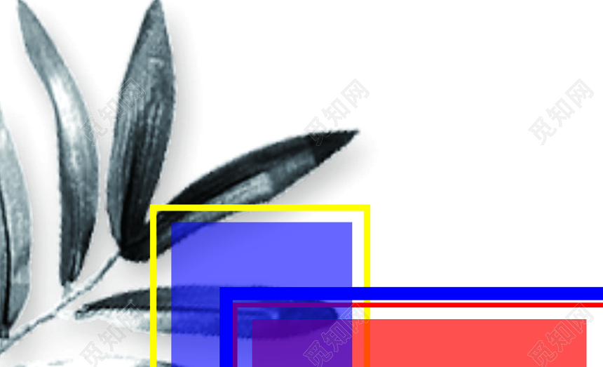 彩色创意名片背景模板