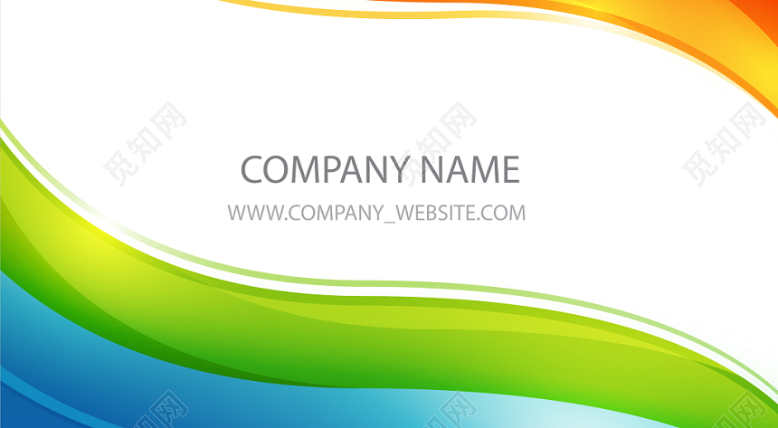 炫彩创意商务个人时尚名片