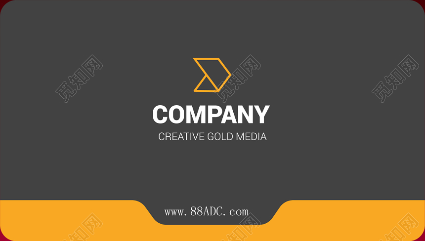 简约黑色商务个人商业名片