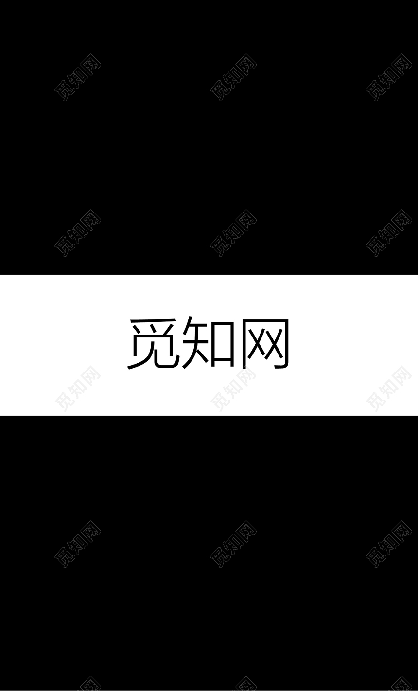 黑白撞色高级简约商务个人名片