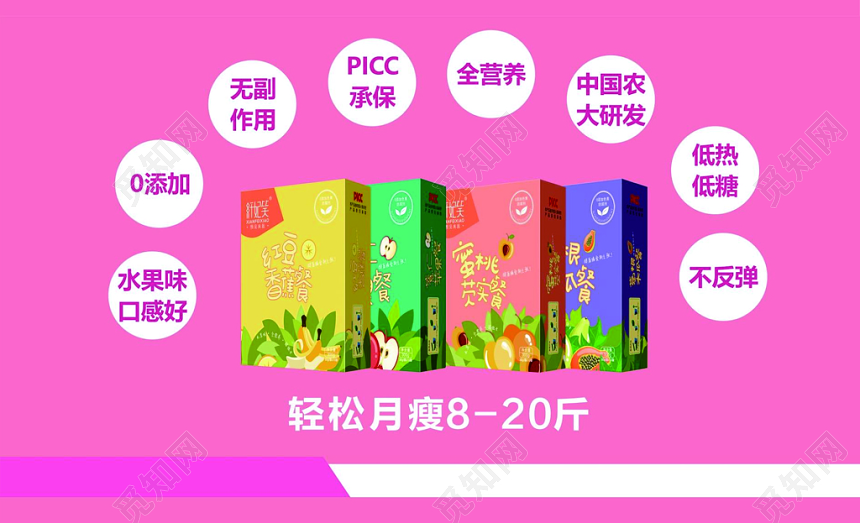 减肥名片无副作用专业指导简约名片设计模板