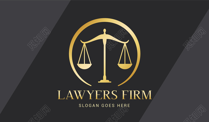 英文名片模板律师名片