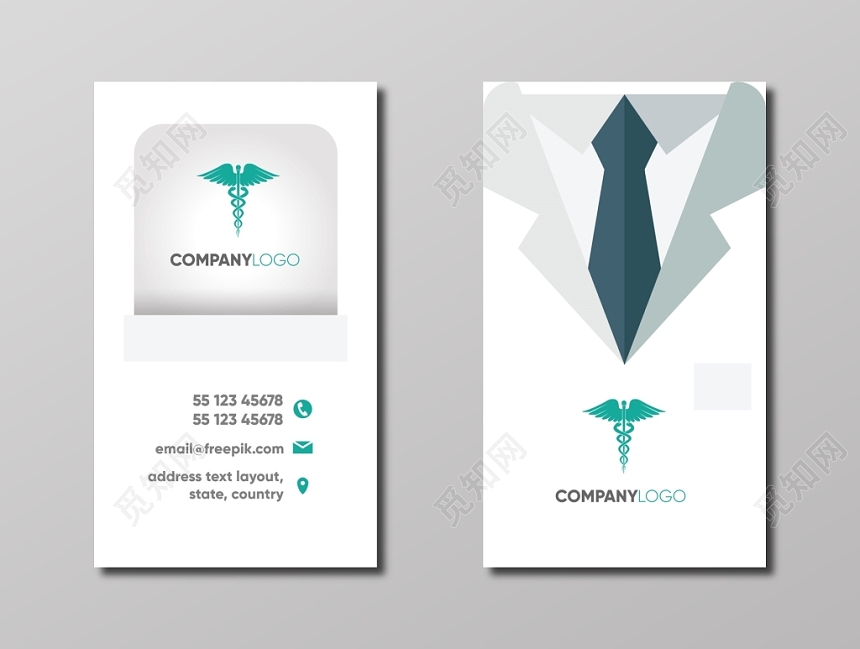 英文名片模板医生名片