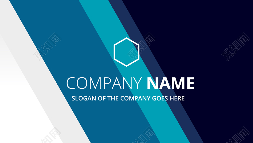 时尚名片简约科技人物介绍名片设计模板