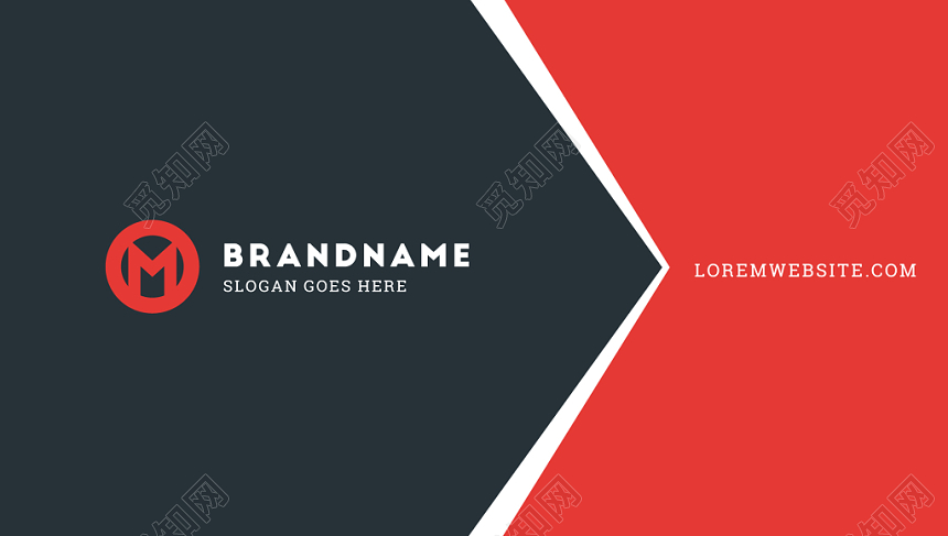 时尚名片简约人物介绍名片设计模板