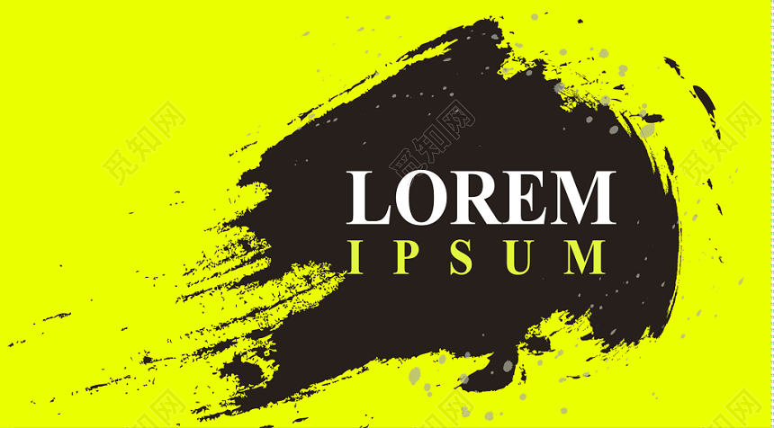 水墨名片简约人物介绍名片设计模板