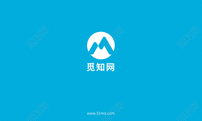 蓝色简约高端商务风个人商务通用名片模板