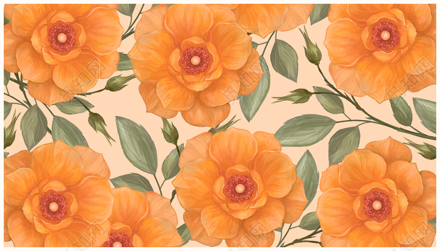 时尚高端北欧风系列鲜花名片公司名片个人名片