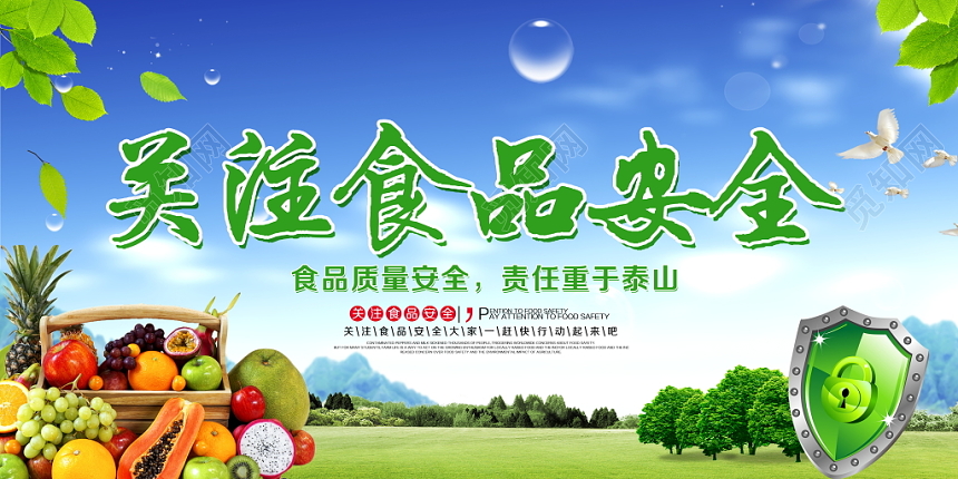关注食品安全食品安全宣传周展板宣传栏设计