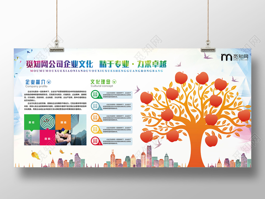 企业简介企业文化经典案例照片墙展板