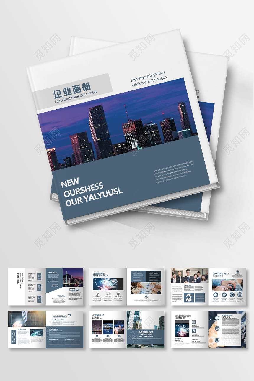 大气公司宣传企业画册宣传册