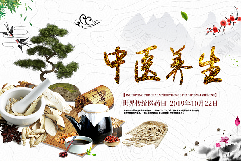 封面中医养生世界传统医药日微信公众号用图