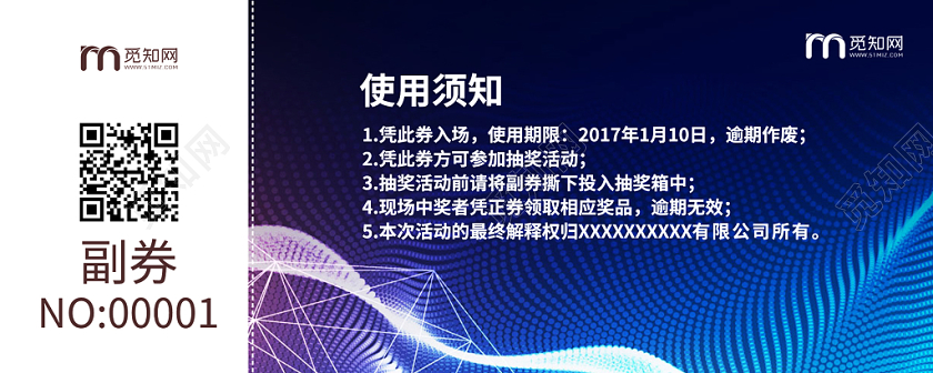 简约科技高新科技峰会入场券