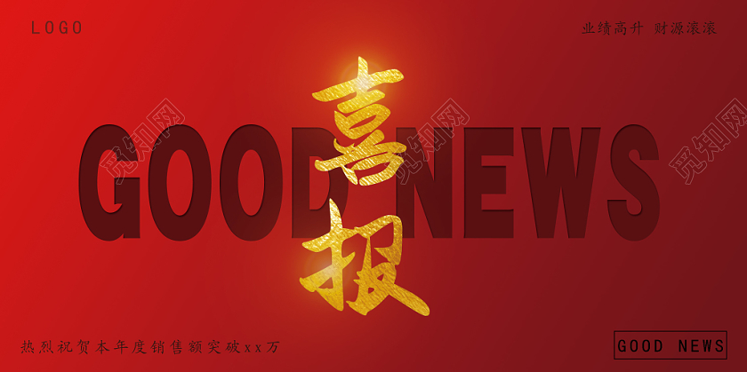 喜报战报捷报贺报喜报展板