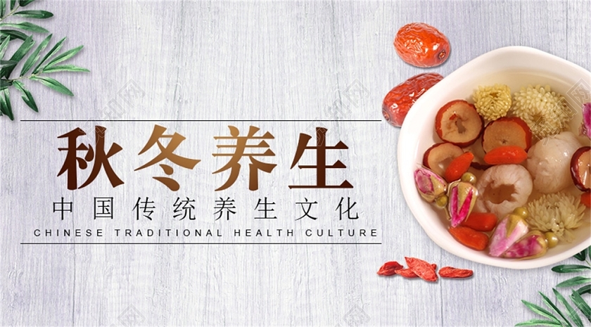 白色中国风传统冬季养生养生之道冬季养生冬天展板设计