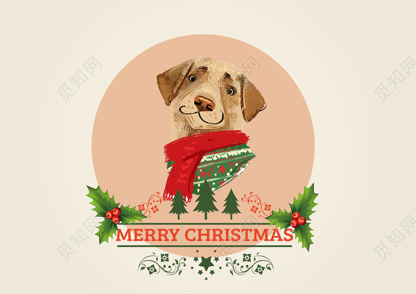 圣诞贺卡明信片设计