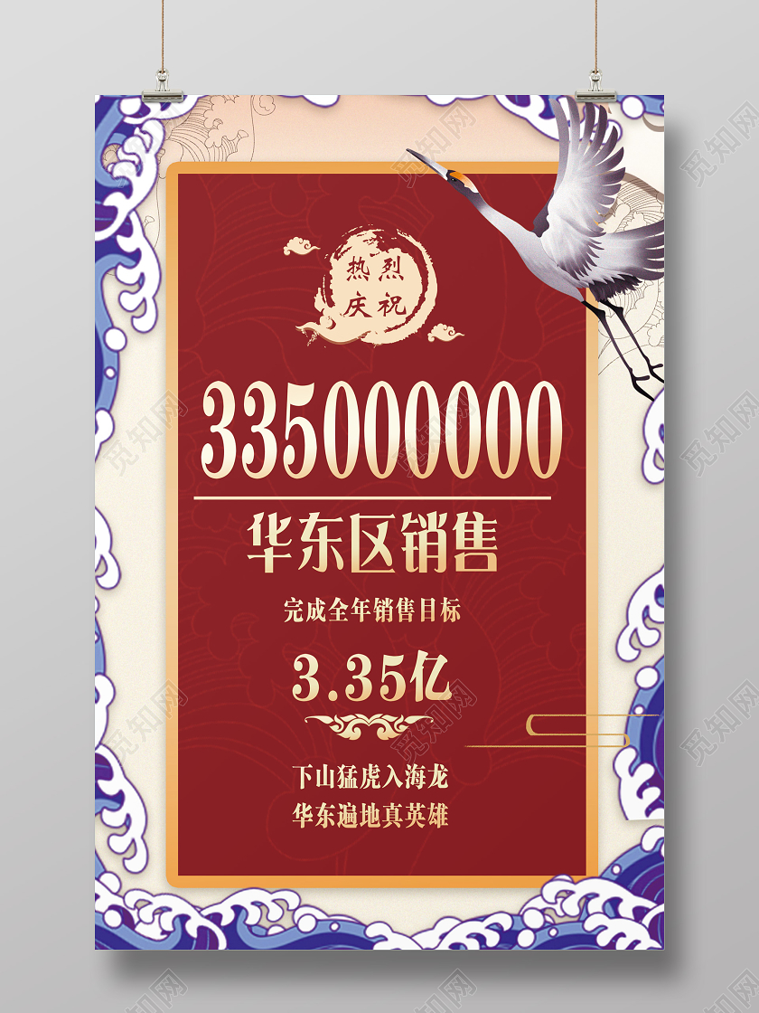 国潮风公司企业年度销售喜报业绩销售喜报