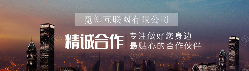 简约大气精诚合作合作banner