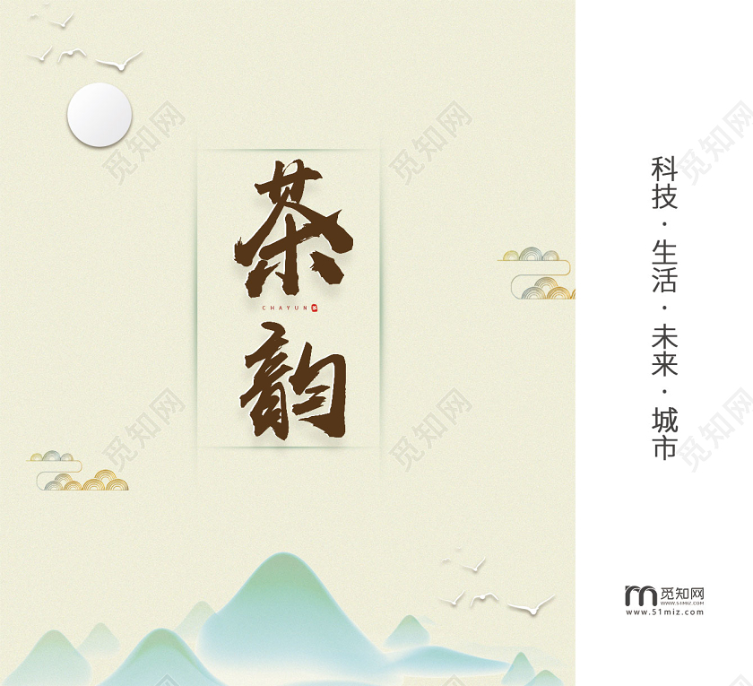 简约中国风茶韵 茶叶包装设计