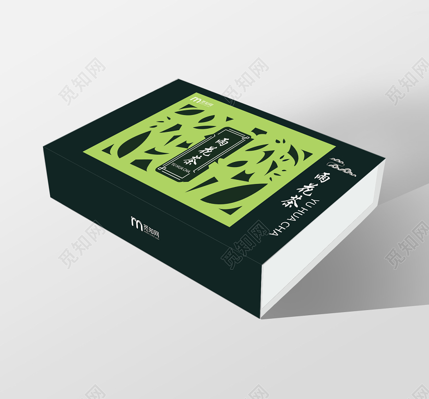 创意简约风雨花茶茶叶包装设计