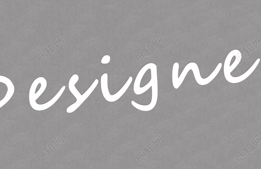 灰色创意简约设计师名片设计