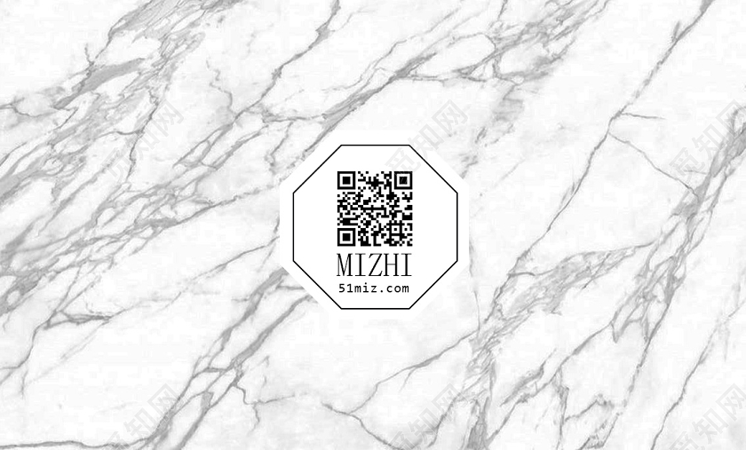 白色简约装修名片