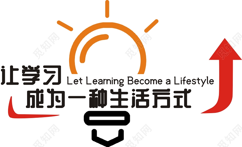 让学习成为一种生活方式创意企业办公室文化墙