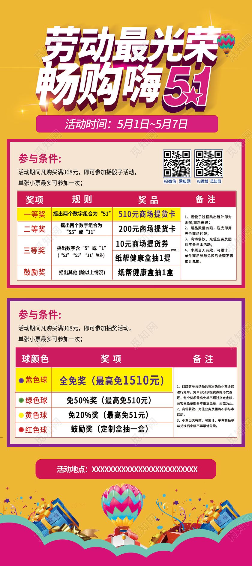 简约大气红色系五一促销劳动最光荣畅购嗨51促销展架易拉宝