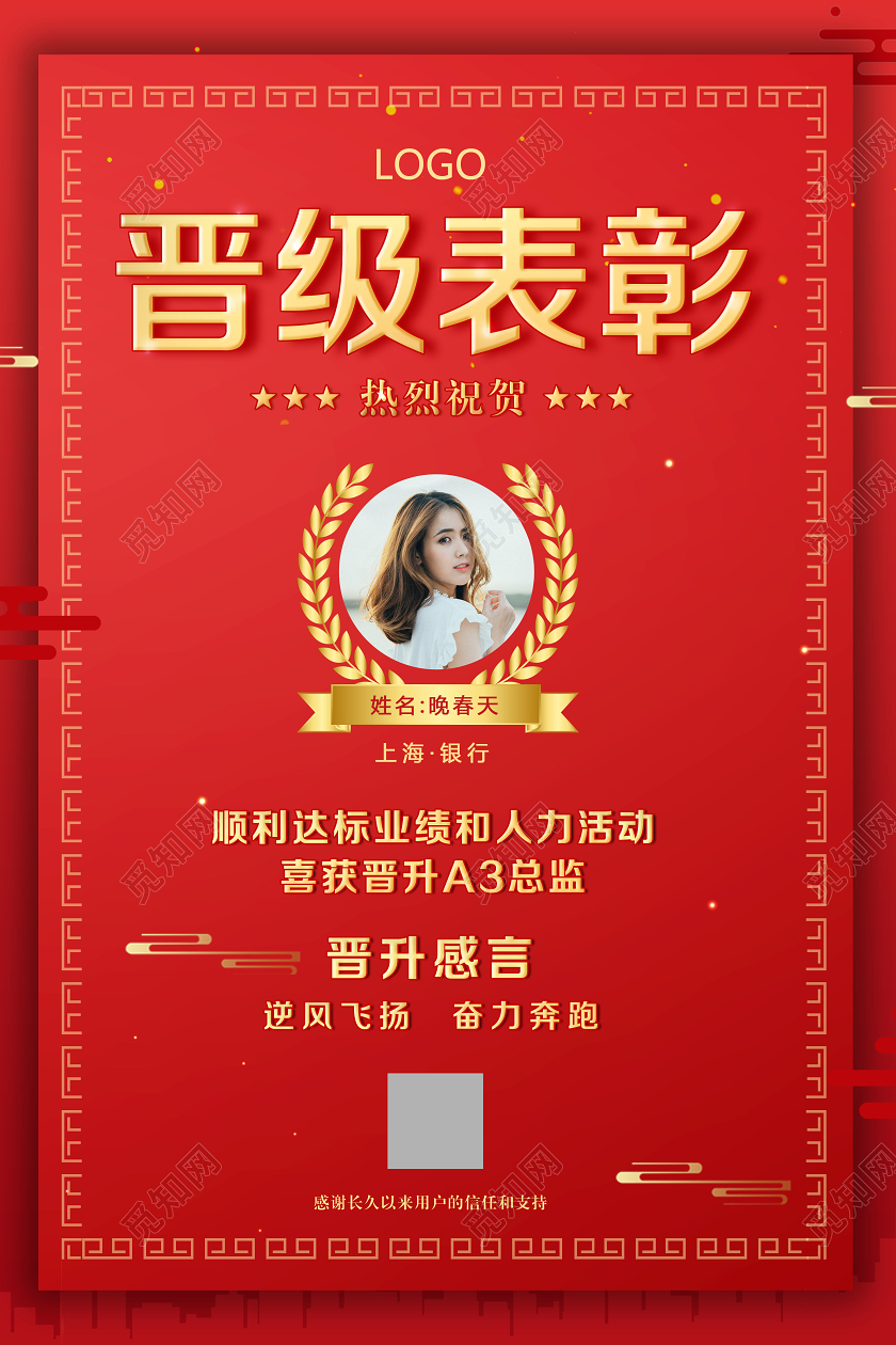 年中表彰晋级表彰喜报战报海报