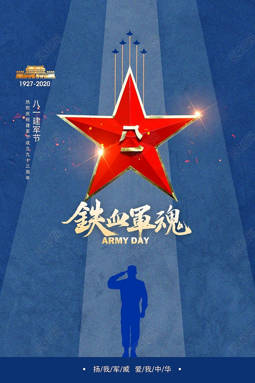 81八一建军节宣传海报