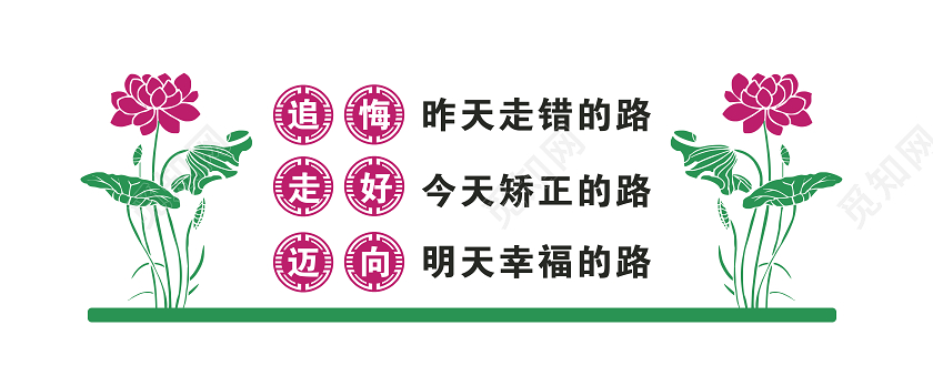 社区矫正文化墙追悔昨天走错的路社区矫正中心文化墙展板