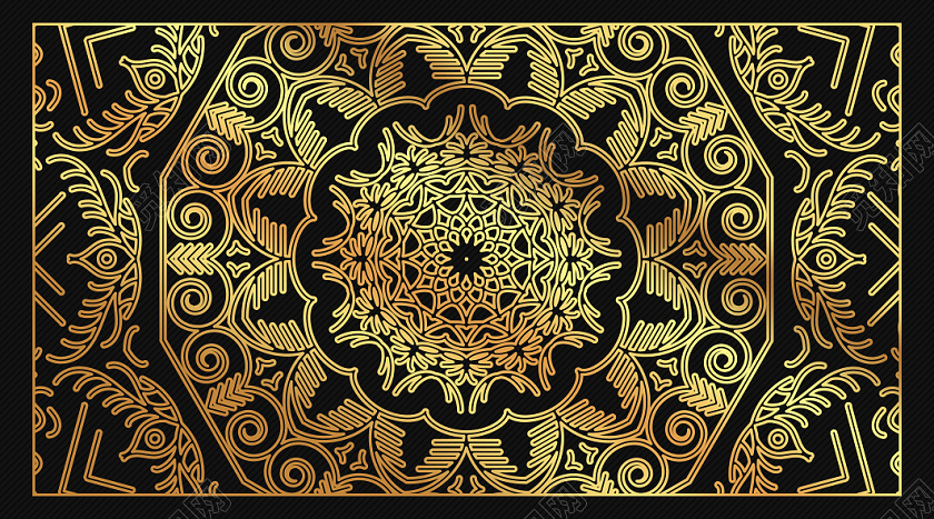 黑色金色高端大气简约商务个人名片